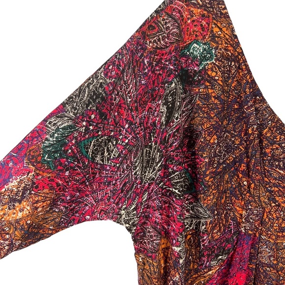 Anthropologie Edme Esyllte Chromatique Printed Tunic Top Dress Rayon Size Medium - Picture 8 of 14